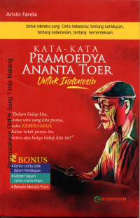 Kata-kata pramoedya ananta toer untuk Indonesia