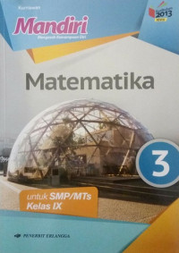 Matematika 3 Untuk Smp/Mts Kelas Ix (K-2013 Rev)