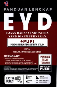 Image of Panduan Lengkap EYD : Ejaan Bahasa Indonesia yang Disempurnakan